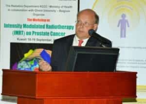 Dr Allan Thornton Speaking at Kuwait Cancer Control Center